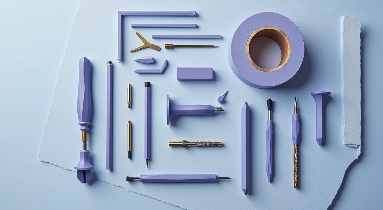 Precision tools arranged in foam cutouts representing the structured separation of metadata and vector storage in AI infrastructure