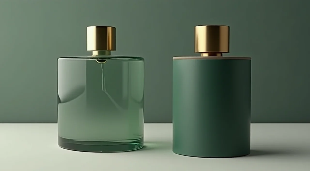 A frosted glass sphere and a polished brass sphere placed side-by-side on a neutral surface, illustrating the distinction between structured and unstructured data layers.