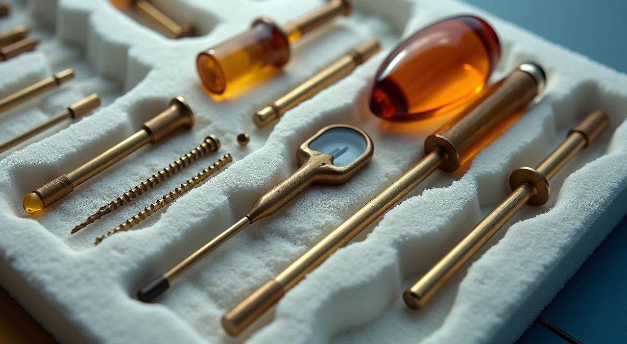 Precision tools arranged on linen for a technical tutorial on database optimization