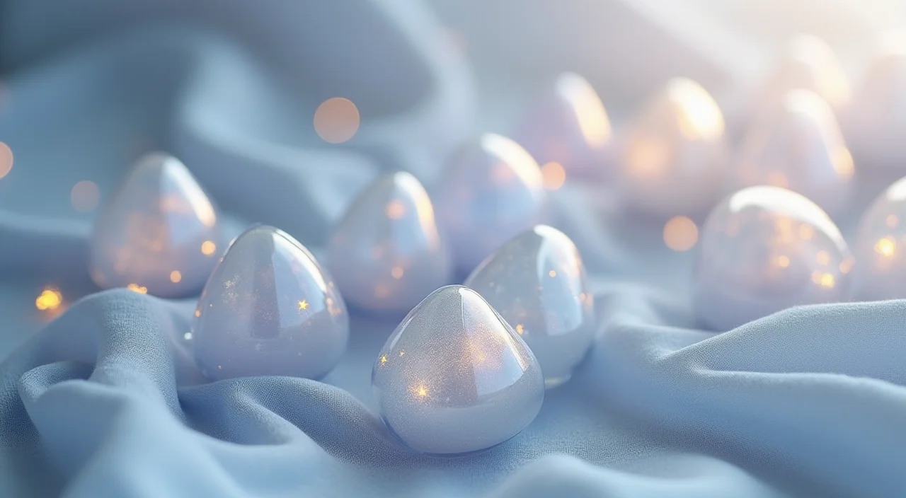 Nested transparent glass shells around a solid ceramic core, representing the separation of core transactional data from peripheral AI layers.