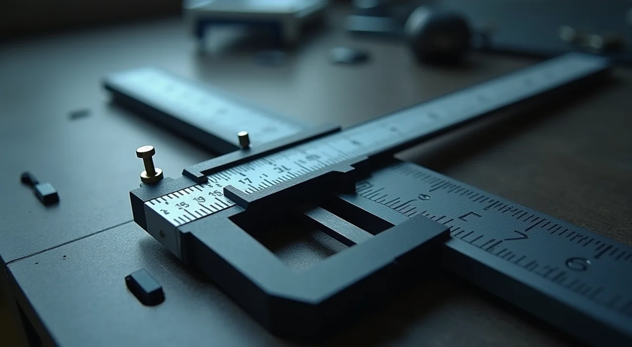 Close-up of precision measuring tools on a neutral surface representing technical evaluation criteria