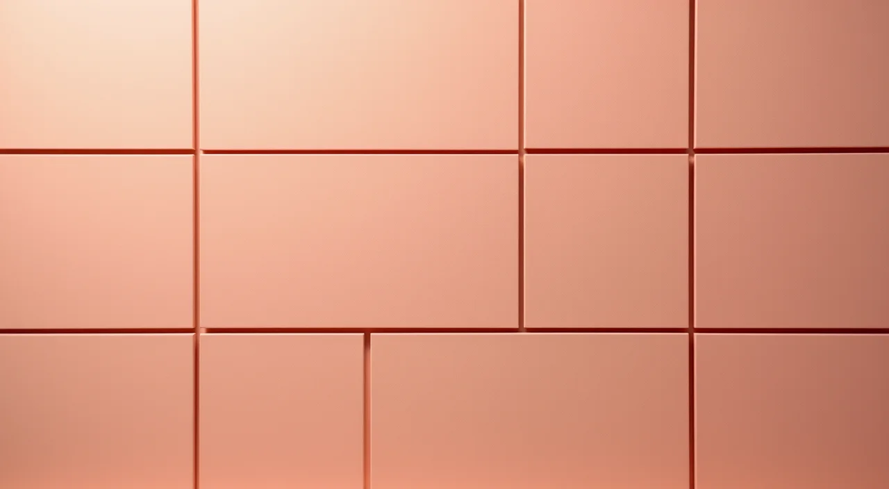 A close-up of a matrix blind panel with blank matte tiles, highlighting one slightly raised tile to represent selection criteria in a technical evaluation