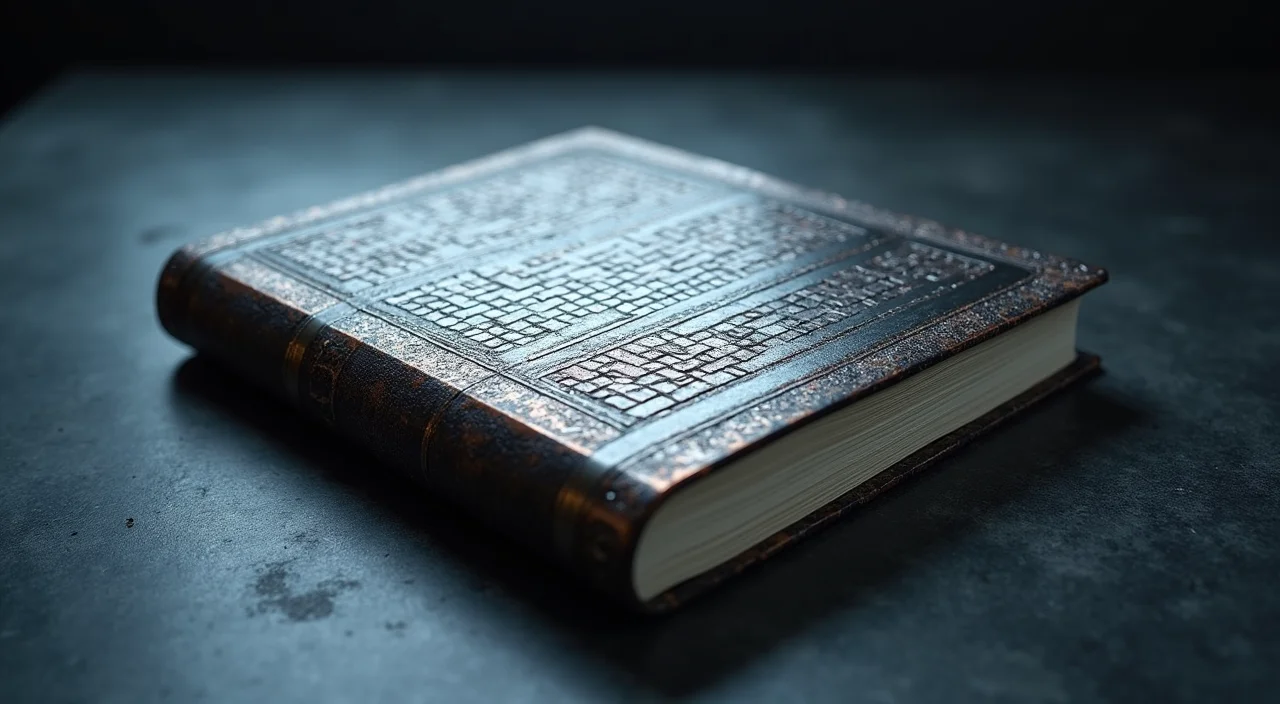A metallic industrial ledger with a unified lattice texture resting on a dark stone surface, symbolizing the integration of transactional integrity and vector retrieval in enterpri