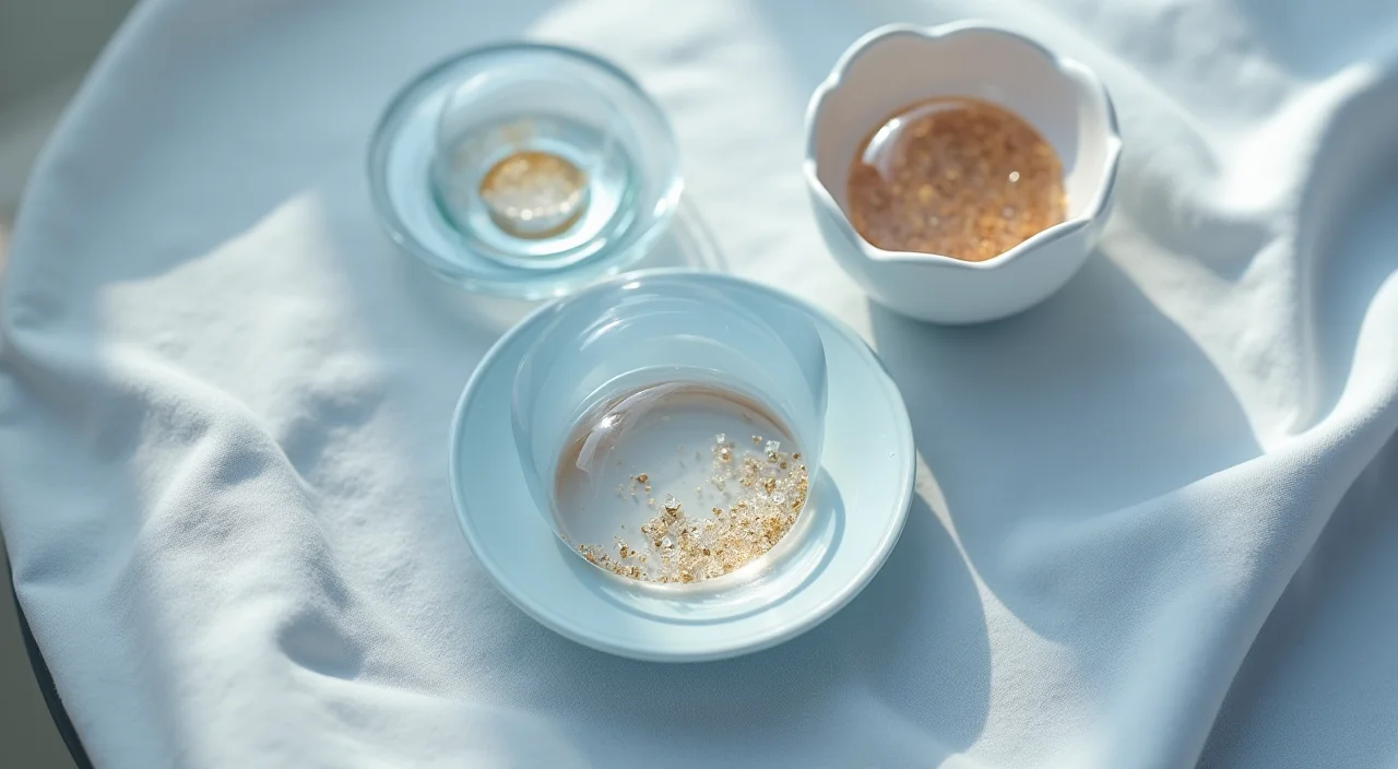 Nested transparent glass shells around a solid ceramic core representing the layered architecture of an AI data platform