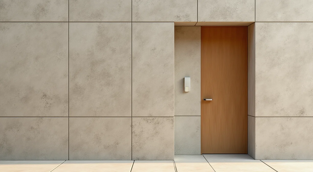 A close-up editorial shot of a wall built from matte wood blocks with one distinct block, representing component composition and technical assessment.