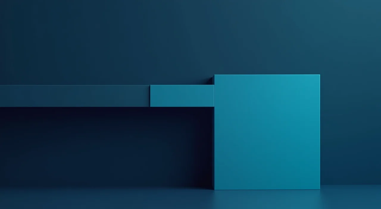 Abstract editorial illustration of a structural bridge connecting two distinct architectural forms against a dark navy background, symbolizing technical translation and compatibili