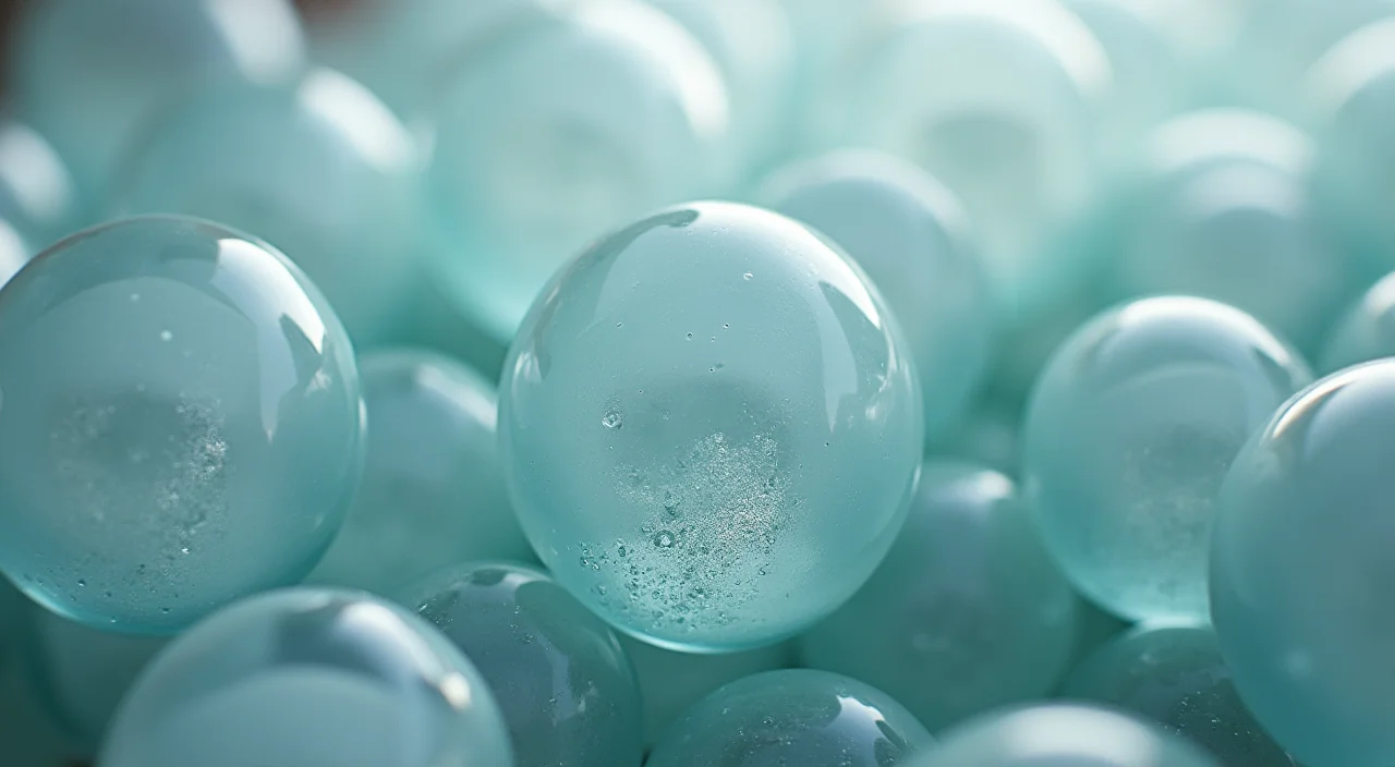 Nested transparent glass shells around a solid ceramic core representing the layered complexity of an Oracle migration assessment