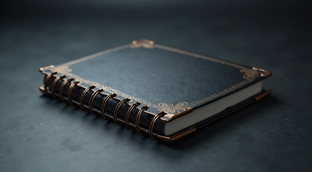 A steel ledger book resting on a precision calibration instrument, symbolizing the rigorous verification and architectural assessment required for secure database migration.